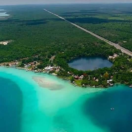 Hotel Brisas Bacalar Bagian luar foto