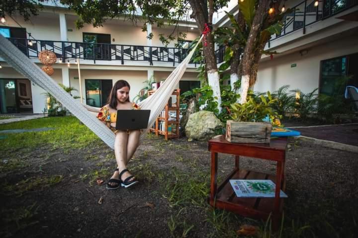 Hotel Brisas Bacalar Bagian luar foto